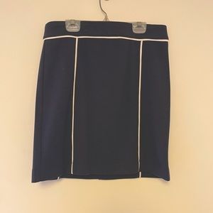 LOFT Navy Blue Skirt